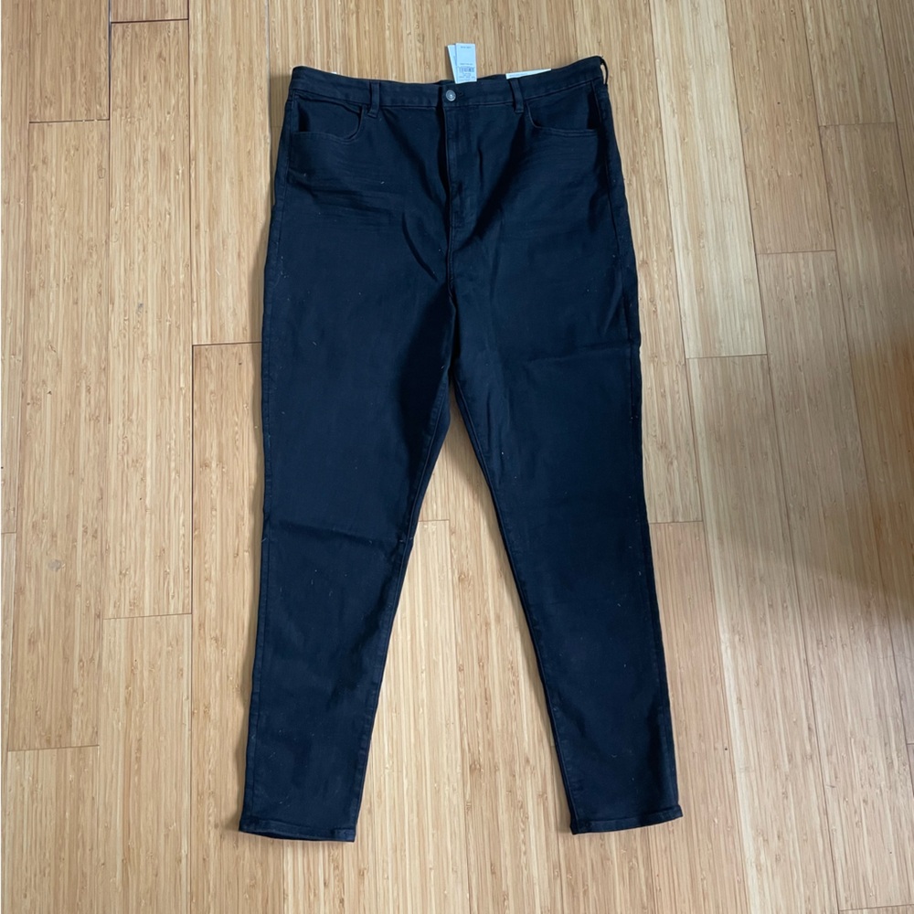 American Eagle Outfitters Black Highest Rise Jeggings
